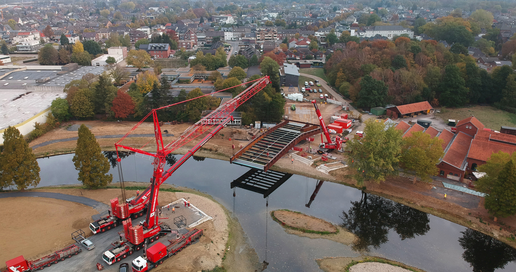 Podiumbrücke Bocholt - brug van verleden naar toekomst