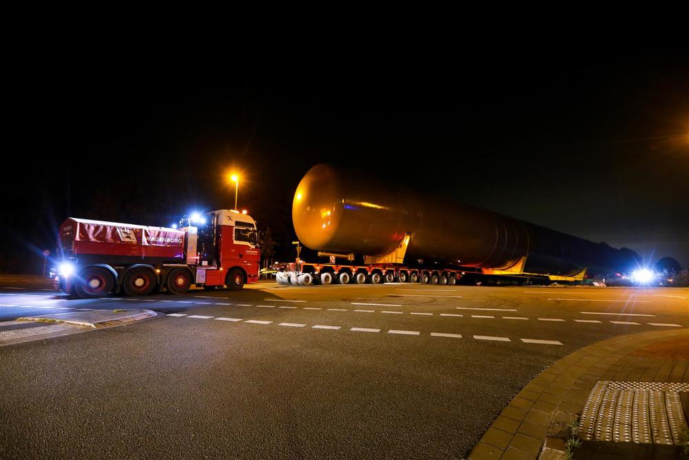 nachttransport met conventionele aslijnen