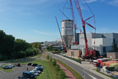 Uithijsen droogtoren T8 Friesland Campina