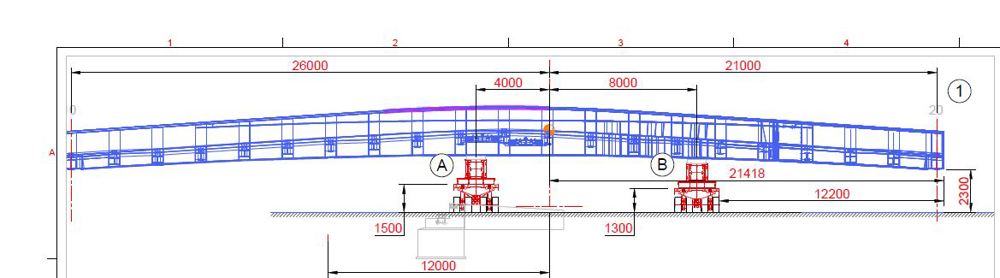 transportconfiguratie SPMT