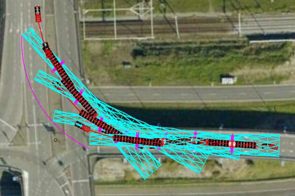 transporttekening conventionele aslijnen