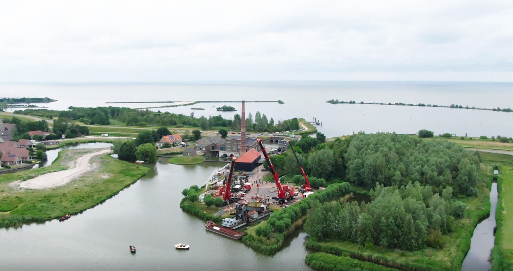 Emmerbaggermolen in de haak