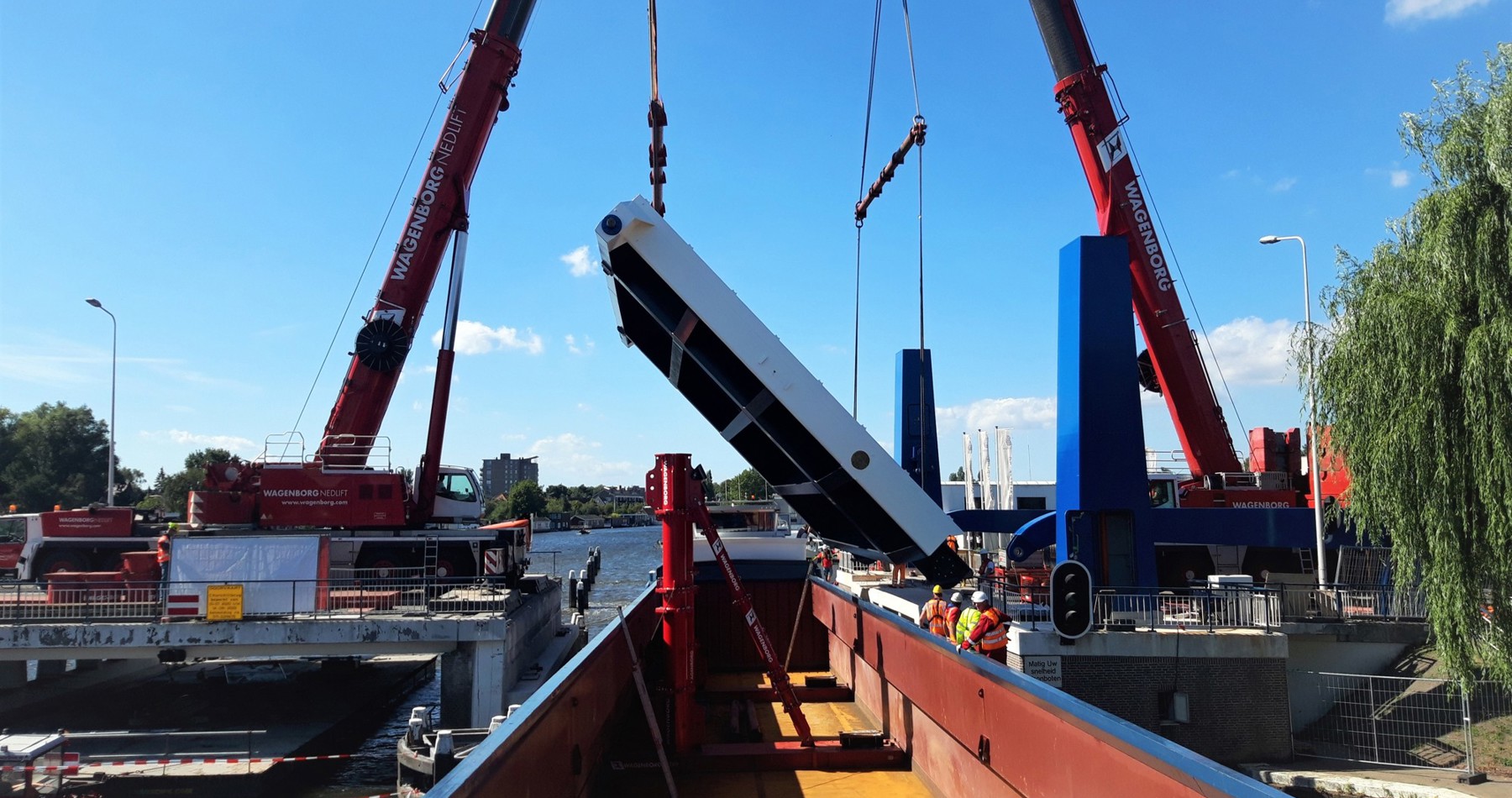 Slim denkwerk bij uitwisseling Churchillbrug Leiden