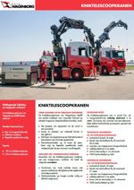 Equipment flyer kniktelescoopkranen