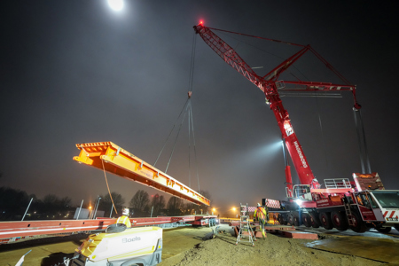 Hoogstaand hijswerk in Groningen