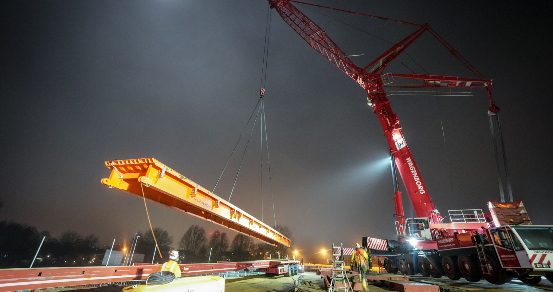 Hoogstaand hijswerk in Groningen