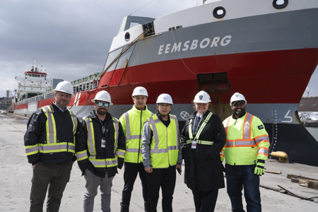 Eemsborg opens the Great Lakes Shipping Season with first arrival in Hamilton