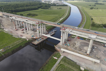 Wagenborg contributes to building project new Hunte bridge in Germany